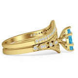 Two Piece Marquise CZ Ring