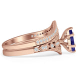 Two Piece Marquise CZ Ring