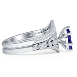 Two Piece Marquise CZ Ring