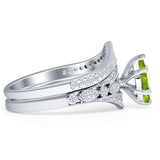 Two Piece Marquise CZ Ring