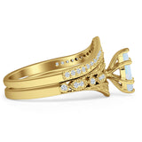 Two Piece Marquise CZ Ring