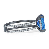 Cushion Cut CZ Ring