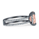 Cushion Cut CZ Ring