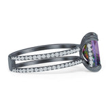 Cushion Cut CZ Ring