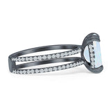 Cushion Cut CZ Ring