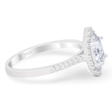 Art Deco Oval Natural Stone Wedding Ring