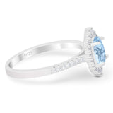 Art Deco Oval Natural Stone Wedding Ring