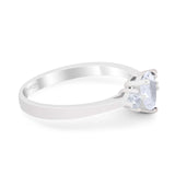 Pear Teardrop Natural Stone Trio Ring