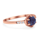 Minimalist Round Natural Stone Ring