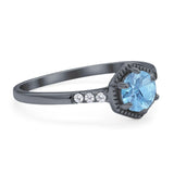 Minimalist Round Natural Stone Ring