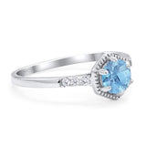 Minimalist Round Natural Stone Ring