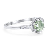 Minimalist Round Natural Stone Ring