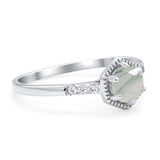 Minimalist Round Natural Stone Ring