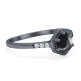 Minimalist Round Natural Stone Ring