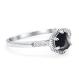 Minimalist Round Natural Stone Ring