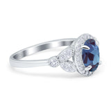 Vintage Style Oval Natural Stone Ring