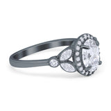 Vintage Style Oval Natural Stone Ring