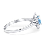 Floral Style Round Natural Stone Ring