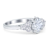 Vintage Style Round Natural Stone Filigree Ring