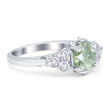 Vintage Style Round Natural Stone Filigree Ring
