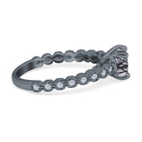 Vintage Style Round Natural Stone Ring