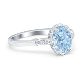 Vintage Style Oval Natural Stone Ring