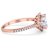 Art Deco Oval Natural Stone Halo Ring