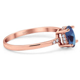 Vintage Style Oval Natural Stone Ring