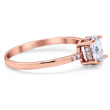 Vintage Style Oval Natural Stone Ring