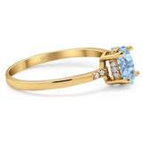 Vintage Style Oval Natural Stone Ring