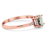 Vintage Style Oval Natural Stone Ring