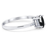 Vintage Style Oval Natural Stone Ring