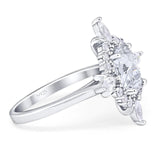 Vintage Style Oval Natural Stone Ring