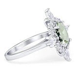 Vintage Style Oval Natural Stone Ring