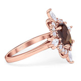 Vintage Style Oval Natural Stone Ring