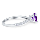 Vintage Style Oval Natural Stone Ring