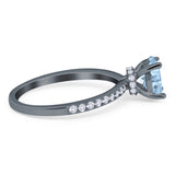 Vintage Style Oval Natural Stone Ring