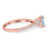 Vintage Style Oval Natural Stone Ring