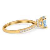 Vintage Style Oval Natural Stone Ring
