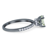 Vintage Style Oval Natural Stone Ring