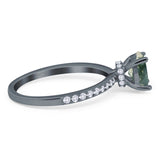 Vintage Style Oval Natural Stone Ring