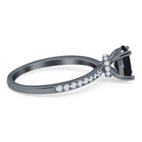 Vintage Style Oval Natural Stone Ring