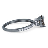 Vintage Style Oval Natural Stone Ring