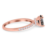 Vintage Style Oval Natural Stone Ring