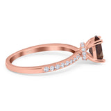 Vintage Style Oval Natural Stone Ring