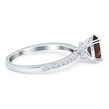 Vintage Style Oval Natural Stone Ring