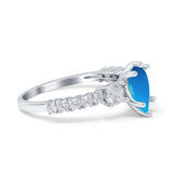 Pear Teardrop Natural Stone Trellis Ring
