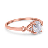 Oval Split Shank Twisted Ring