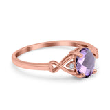 Oval Split Shank Twisted Ring