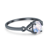 Oval Split Shank Twisted Ring